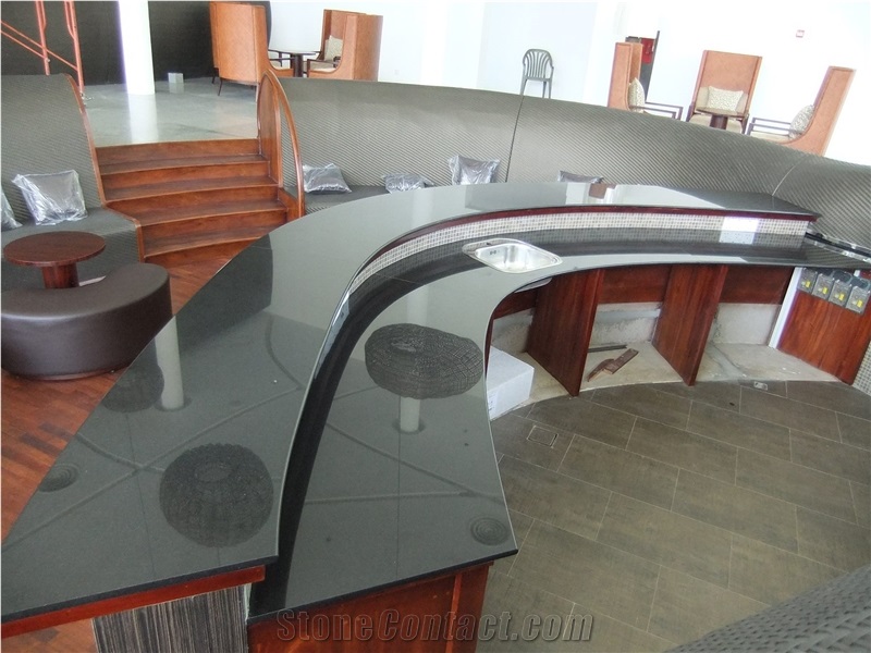 Nero Colombo Granite Commercial Bar Top