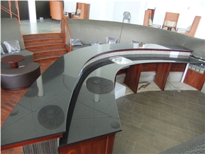 Nero Colombo Granite Commercial Bar Top