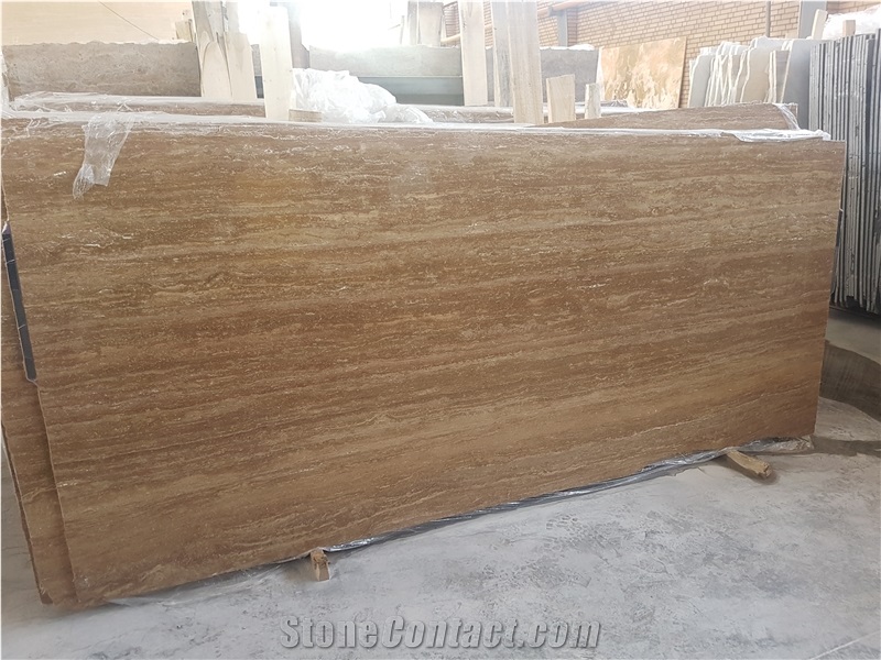 Beige Travertine Slab