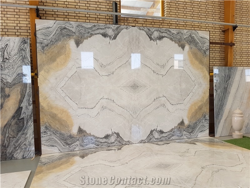 White Marble Book Match
