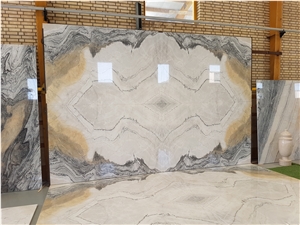 White Marble Book Match