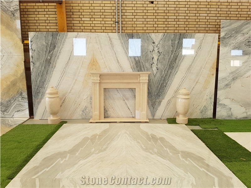 White Marble Book Match