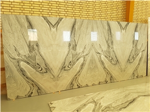 White Marble Book Match