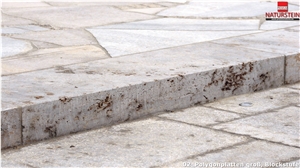 Jura Travertine Garden Steps
