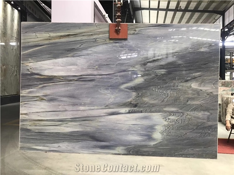 Aquarello Quartzite Slab Liac Color Wave Vein