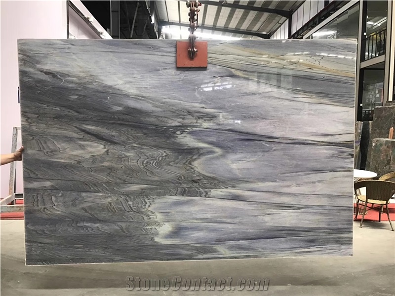 Aquarello Quartzite Slab Liac Color Wave Vein