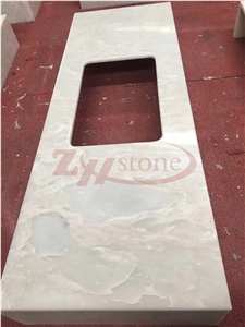 Bianco Rhino Marble,Karibib Marble Vanity Top