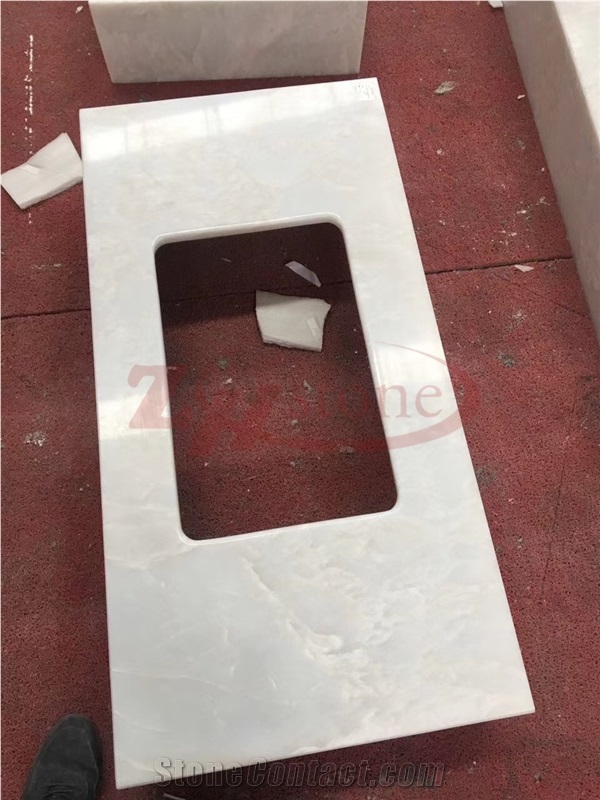 Bianco Rhino Marble,Karibib Marble Vanity Top