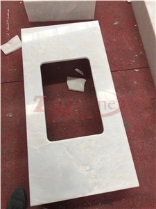 Bianco Rhino Marble,Karibib Marble Vanity Top