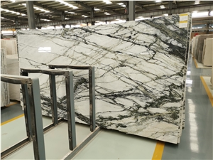 Clivia Marble,Emerald Green Marble Slab