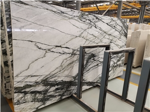 Clivia Marble,Emerald Green Marble Slab