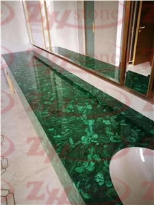 Green Malachite Slab 5mm+15mm Granite
