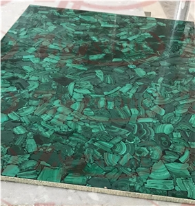 Malachite Furniture Green Stone Round Table Top