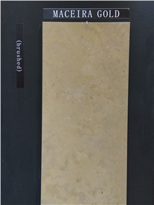 Maceira Gold Limestone Slabs, Tiles
