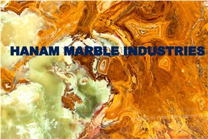 Multi Green Onyx Slab, Pakistan Multi Green Onyx