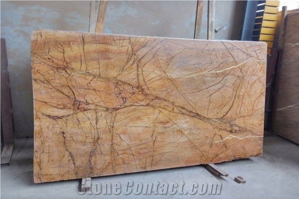 Rainforest Brown Marble Slabs