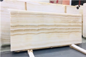 Straight White Jade Onyx Slabs