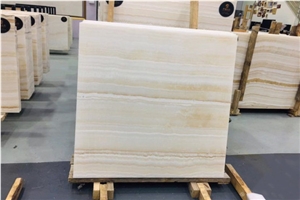 Straight White Jade Onyx Slabs
