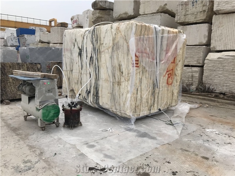 Bamboo Landscaping White Marble Slabs,Floor Walling Panel Tiles