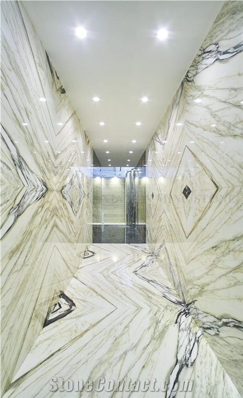 Bamboo Landscaping White Marble Slabs,Floor Walling Panel Tiles
