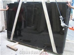 King Black Marble Slabs Tile,Absolute Pure Black Nero Marble Panel Floor Covering