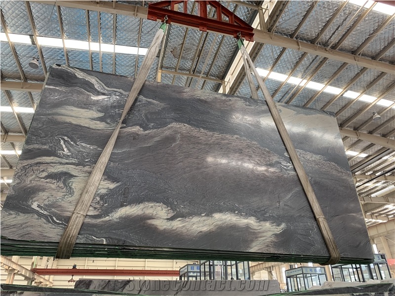 Lilac Landscaping Mountain Spray Marble Slab,Indoor Floor Tiles