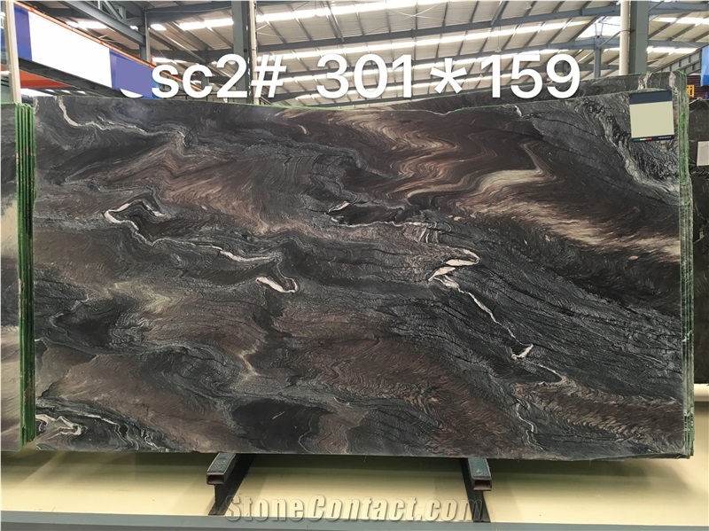 Lilac Landscaping Mountain Spray Marble Slab,Indoor Floor Tiles