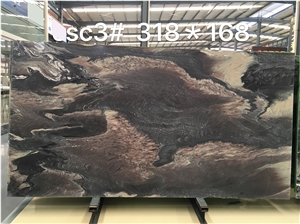 Lilac Landscaping Mountain Spray Marble Slab,Indoor Floor Tiles