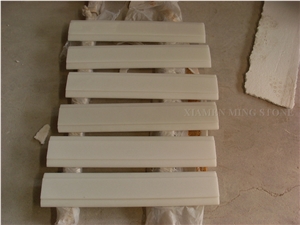 Pure Crystal White Marble Border Lines,Pencil Wall Molding Panel