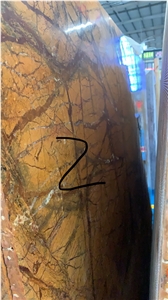 Rain Forest Gold Marble Slab,Stone Floor Tiles