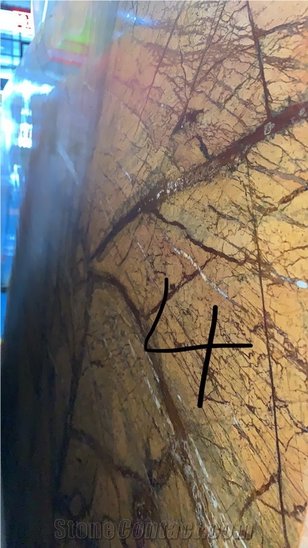 Rain Forest Gold Marble Slab,Stone Floor Tiles