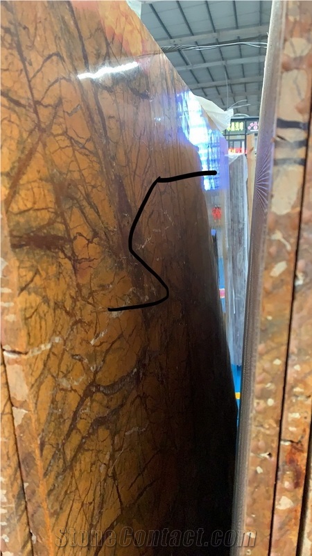 Rain Forest Gold Marble Slab,Stone Floor Tiles