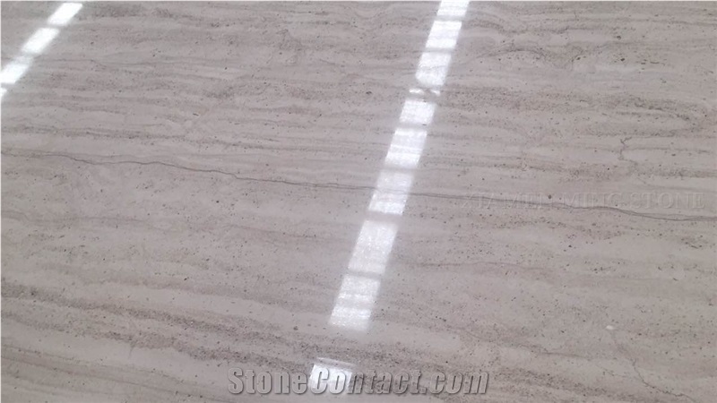 Serpeggiante White Marble Slabs,Wooden Grain Vein Cut Tiles Walling