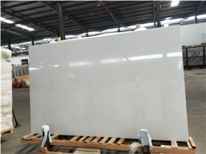 Super White Nano Glass Crystallized Stone Slabs,Artificial Stone Floor Tiles