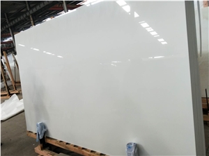 Super White Nano Glass Crystallized Stone Slabs,Artificial Stone Floor Tiles