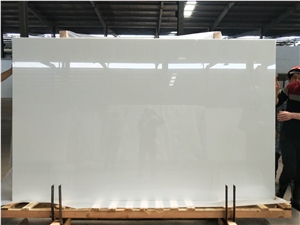 White Crystallized Stone Slab,Artificial Marble,White Nano Glass Panel