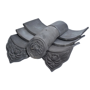 Antique Japanese Style Clay Roof Tiles for Sale