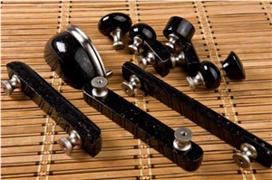 Absolute Black Knob and Pull and Handle