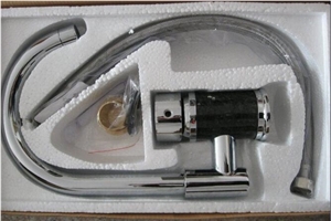 Blue Pearl Stone Faucet Tap Bath Mixer