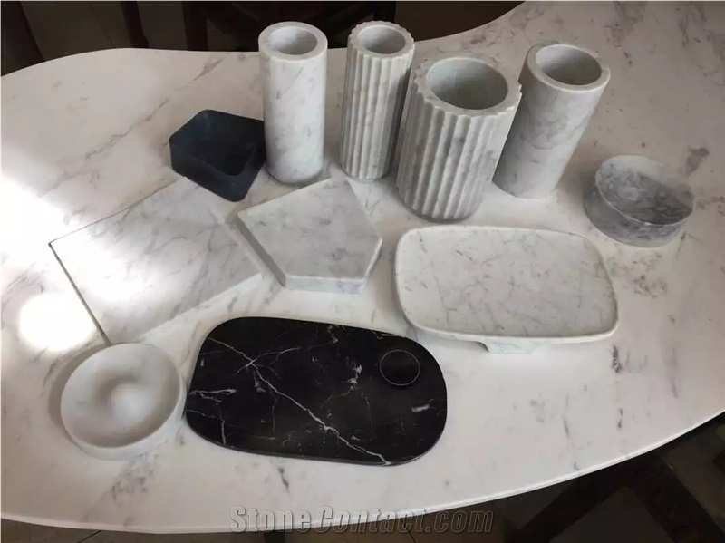 Dish Soap Marble Bath Accessories Dispenser Holder