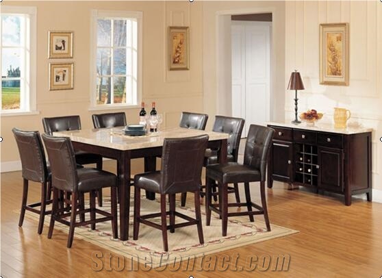 Marble Dining Table Coffe Tabletop Coffee End