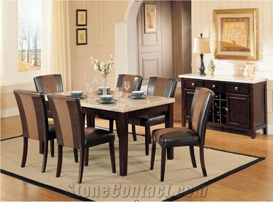 Marble Dining Table Coffe Tabletop Coffee End