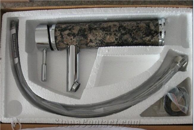 Onyx Fantastico White Onyx Faucet Bathroom Mixer