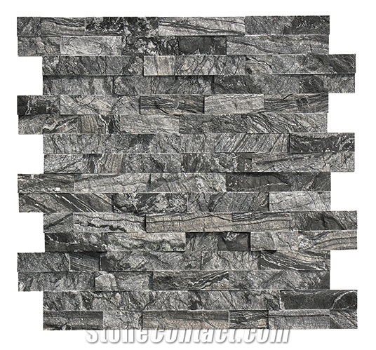 Black Culture Stone Wall Cladding Tile