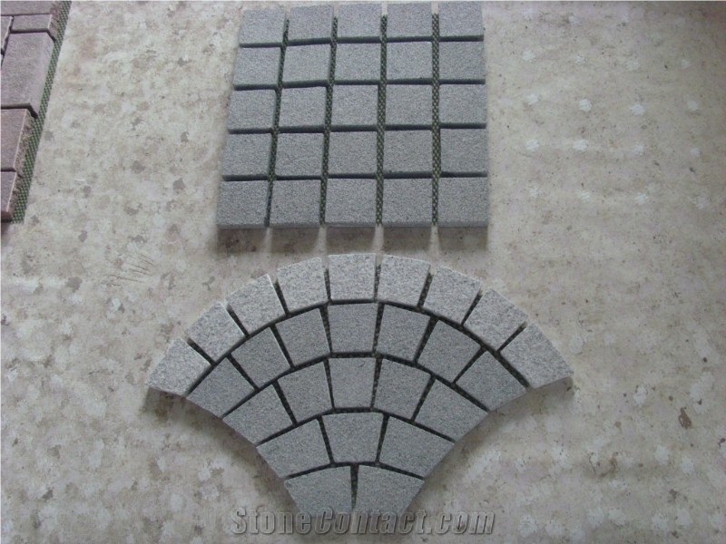 Grey Paving Stone Granite Cube Stone Pavers