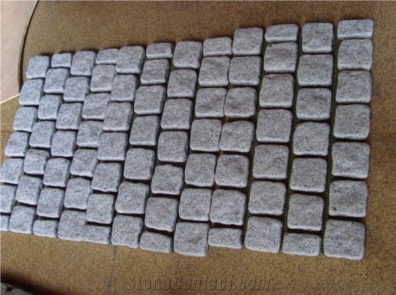 Light Grey Paving G623 Cubestone Cheap Cobble