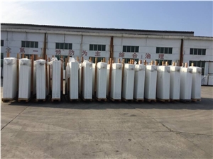 Pure White Nano Glass Slab Crystal Glass Slab