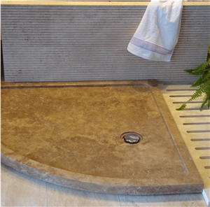 Noce Travertine Shower Trays