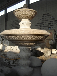 Bushhammered Finish Granite Garden Fountains G603