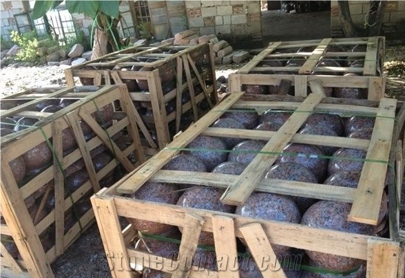 Red Granite Balls
